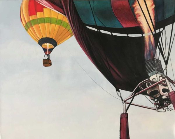 Pilotless Balloon launch by artist Barbara Andrews